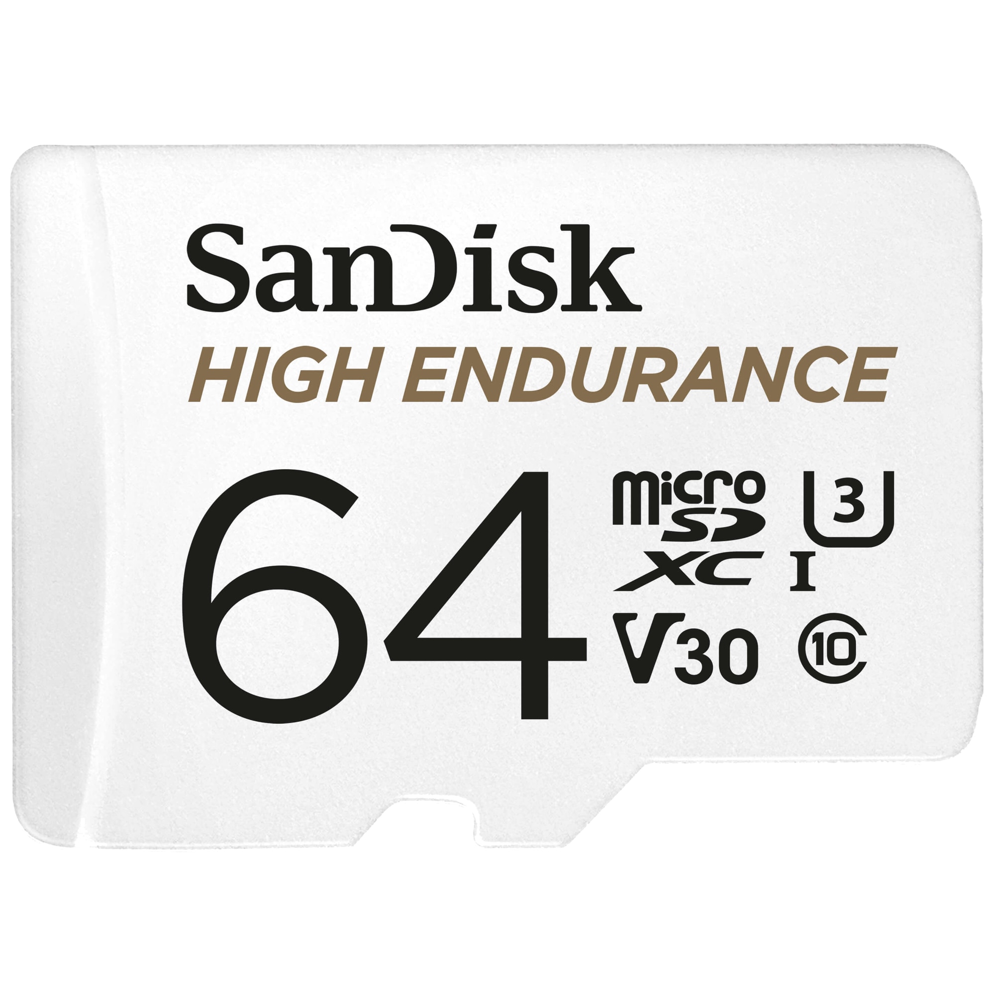SanDisk MicroSDHC Endurance 64 GB minnekort med SD-adapter - Elkjøp