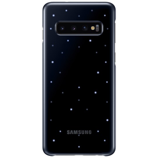 Samsung Galaxy S10 LED-deksel (sort) - Elkjøp