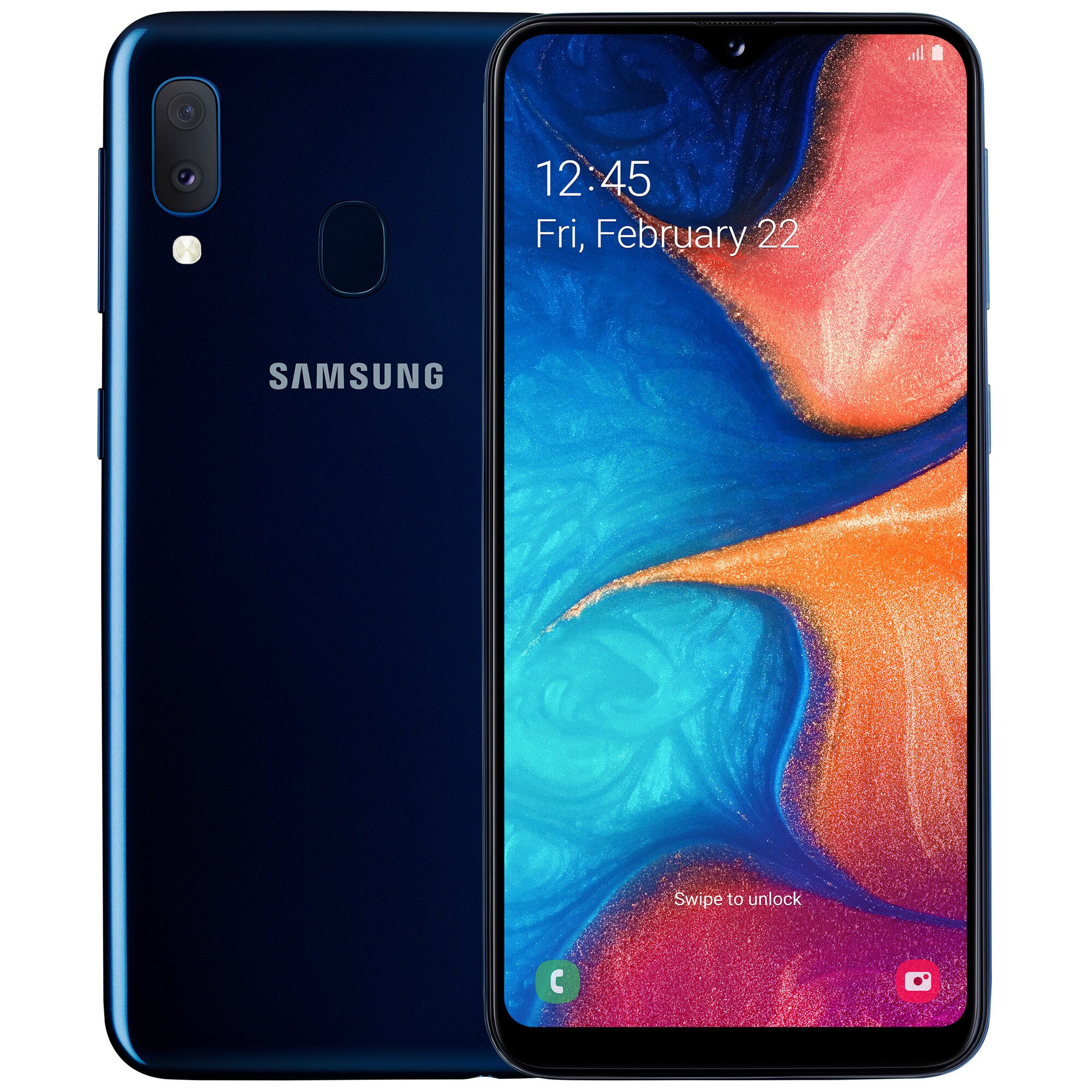 Samsung Galaxy A20e smarttelefon (blå) - Mobiltelefon - Elkjøp