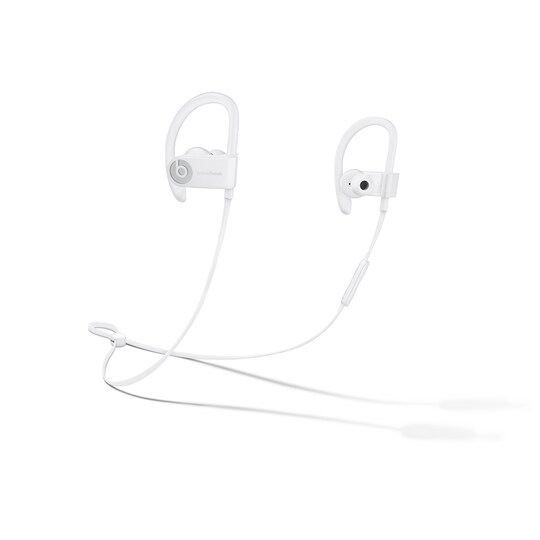 Beats Powerbeats3 Wireless in-ear hodetelefoner (hvit) - Elkjøp