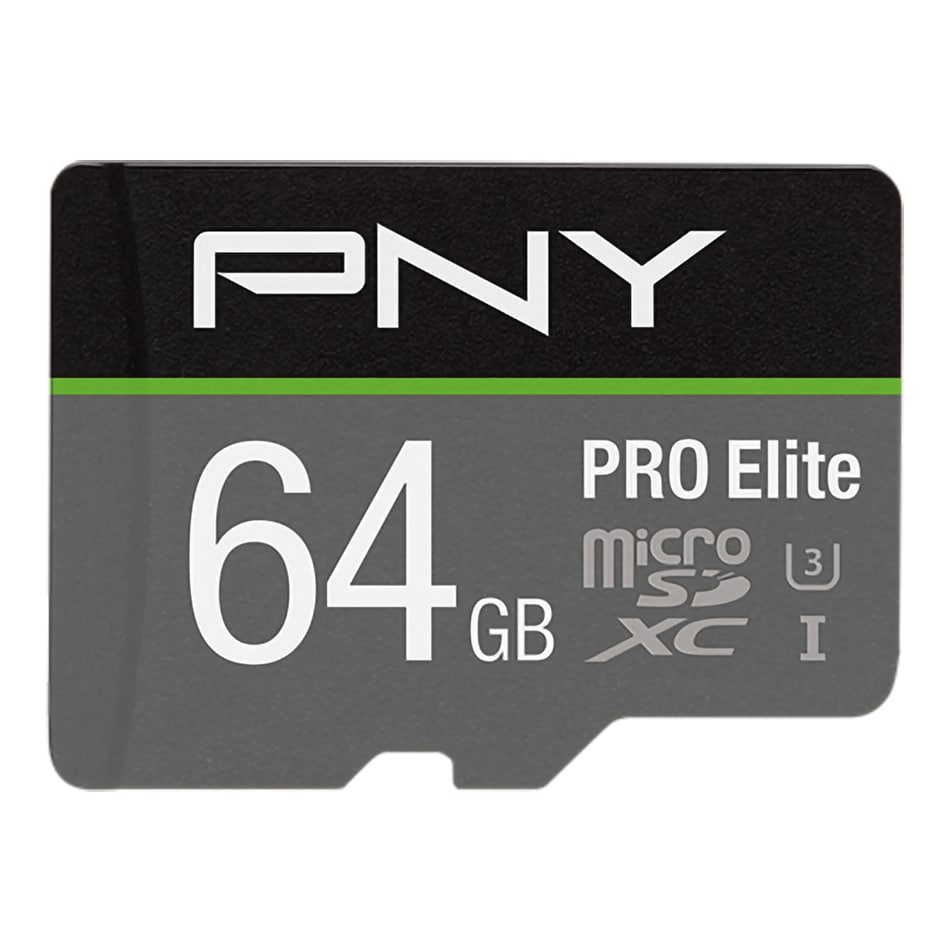 PNY PRO Elite Micro SDXC U3 V30-minnekort 64 GB - Elkjøp