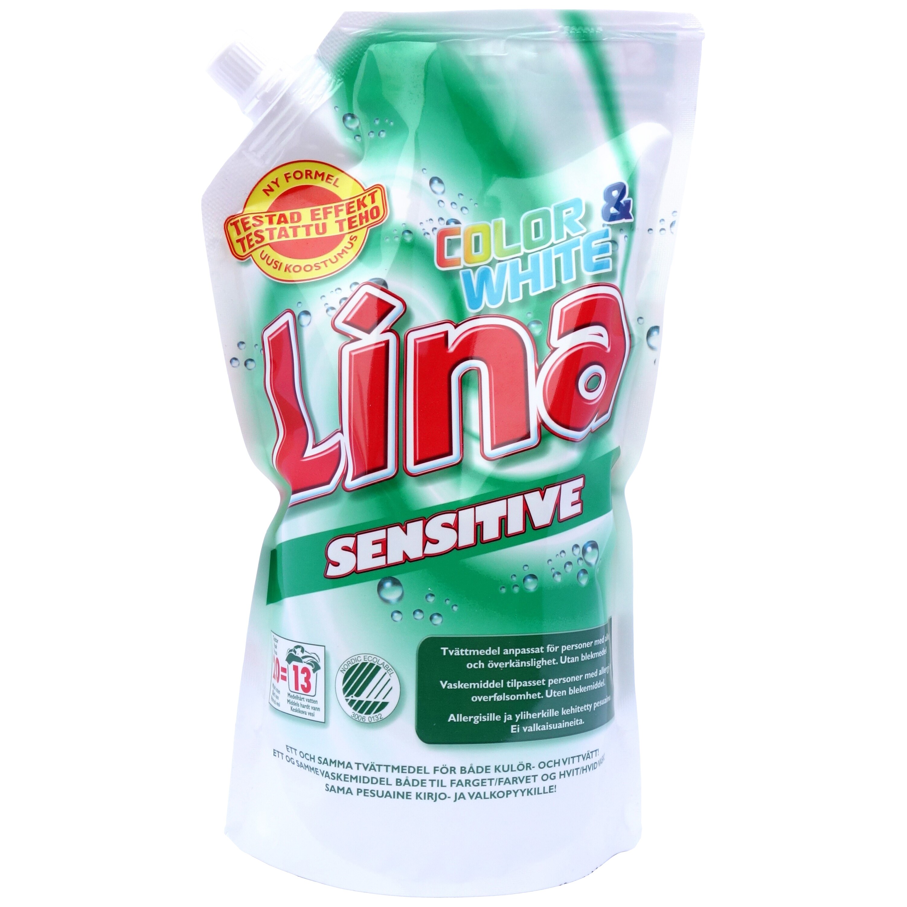 Lina Color & White Sensitive vaskemiddel - Elkjøp