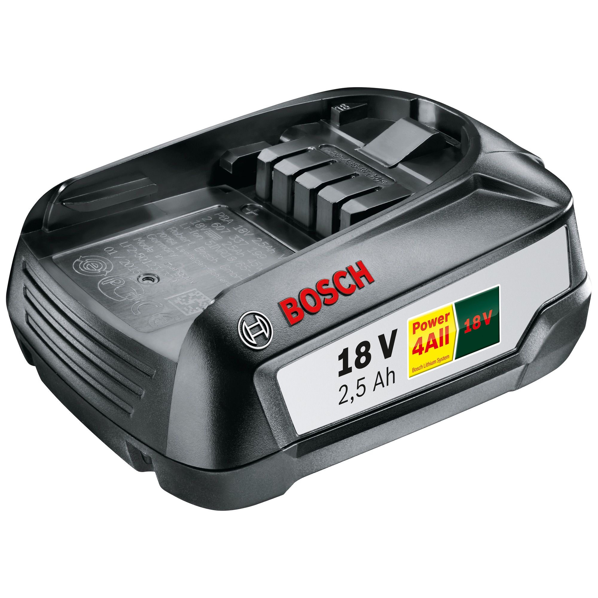 Bosch batteripakke PBA 18V 2.5Ah W-B - Elkjøp