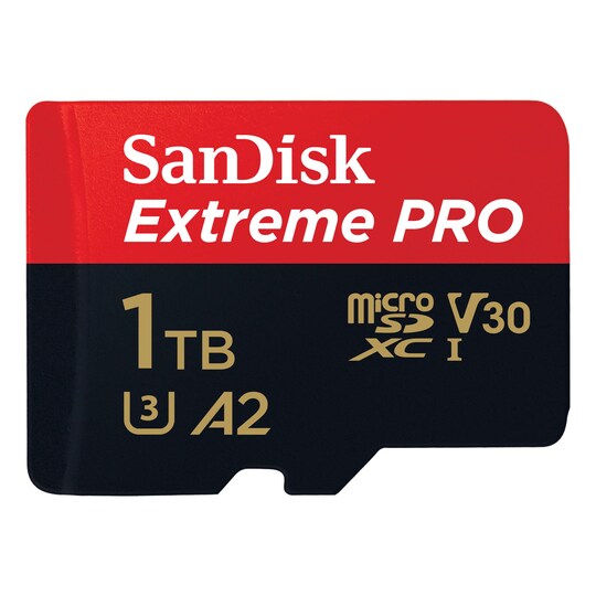 SanDisk MicroSDXC Extreme Pro 1 TB minnekort - Elkjøp