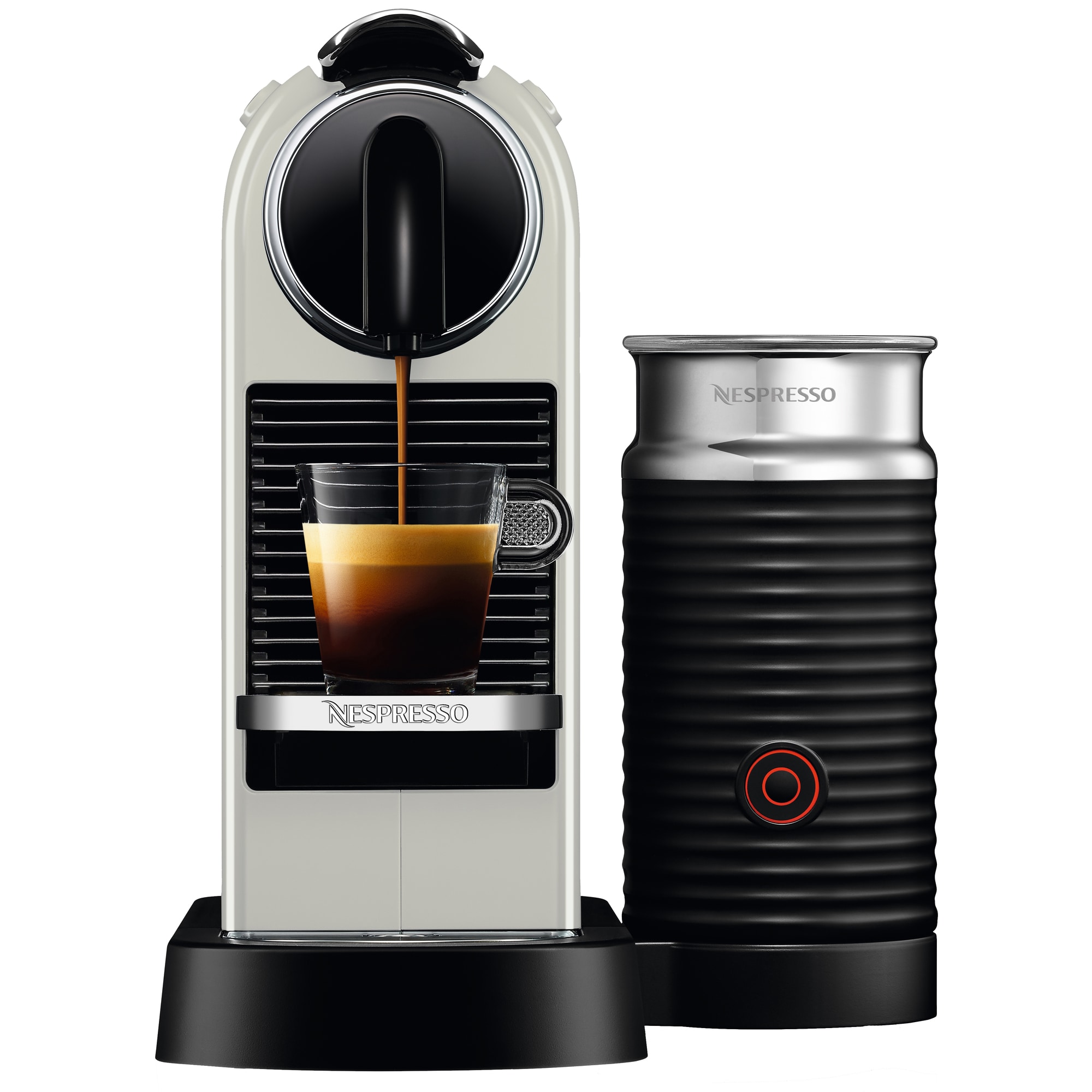 Nespresso Citiz & Milk kapselmaskin D123 (hvit) - Kaffemaskin og espresso -  Elkjøp