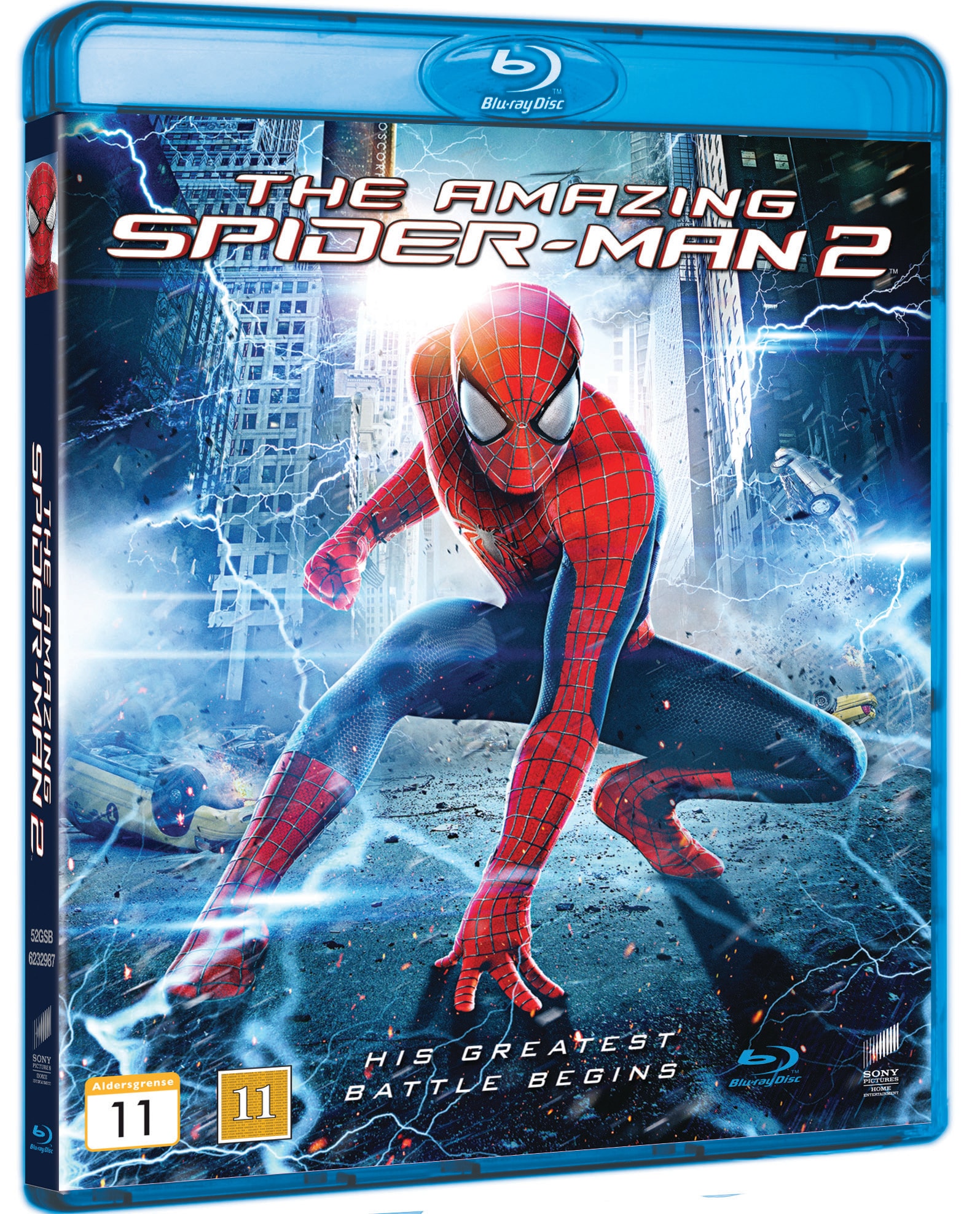 Amazing spider-man 2 (blu-ray) - Film - Elkjøp