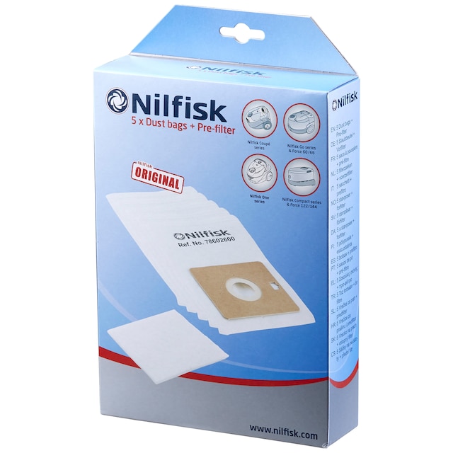 Nilfisk One/Neo dammsugarpåsar 78602600