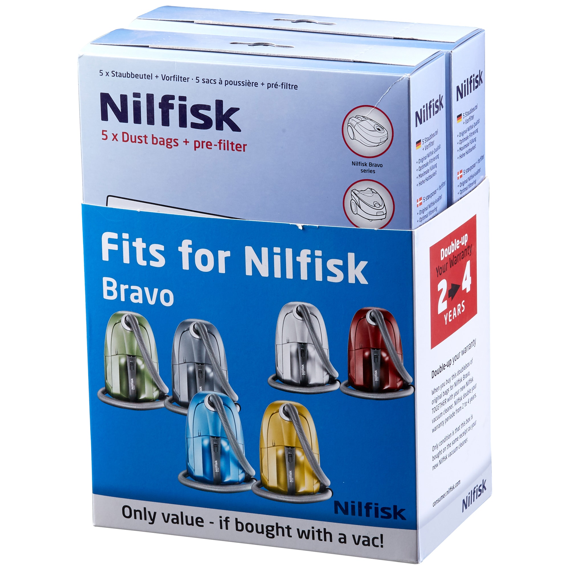 Nilfisk Bravo garantiboks 107416244 - Elkjøp
