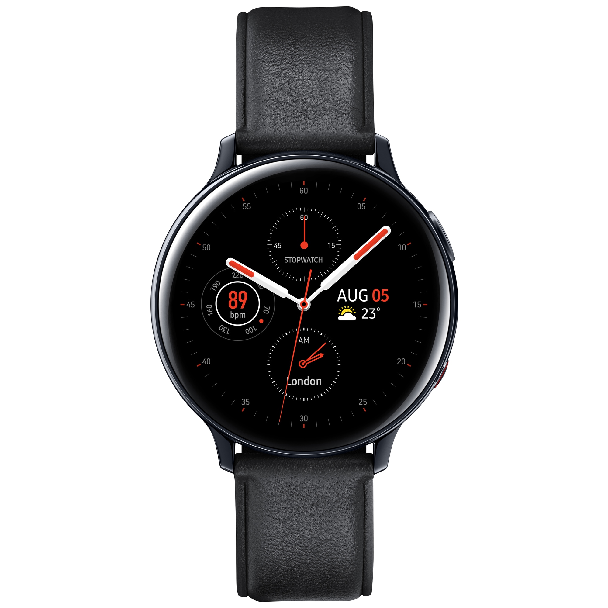 Samsung Galaxy Watch Active 2 smartklokke eSIM 44 mm (sort) - Elkjøp