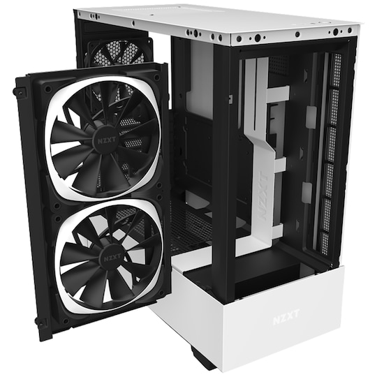 NZXT H510 Elite PC-kabinett (hvit) - Elkjøp