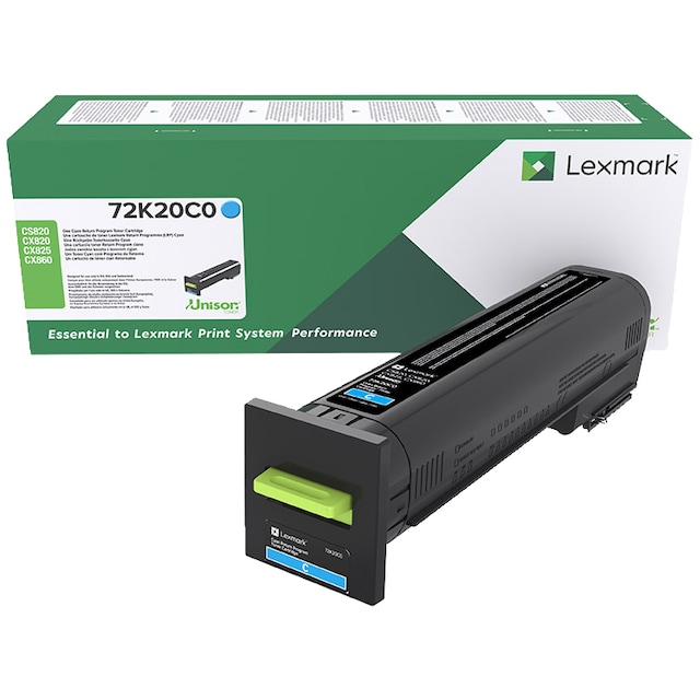 Lexmark - cyan - original - tonerpatron - LCCP, LRP