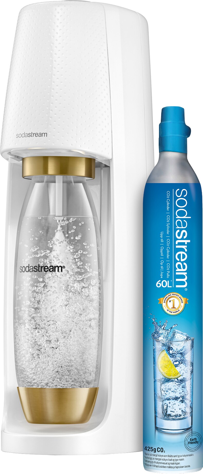 SodaStream Spirit White Gold kullsyremaskin 1011711774 - Elkjøp