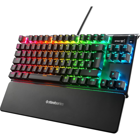 SteelSeries Apex 7 Red TKL gamingtastatur - Elkjøp