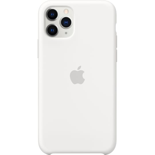 iPhone 11 Pro silikondeksel (hvit) - Elkjøp