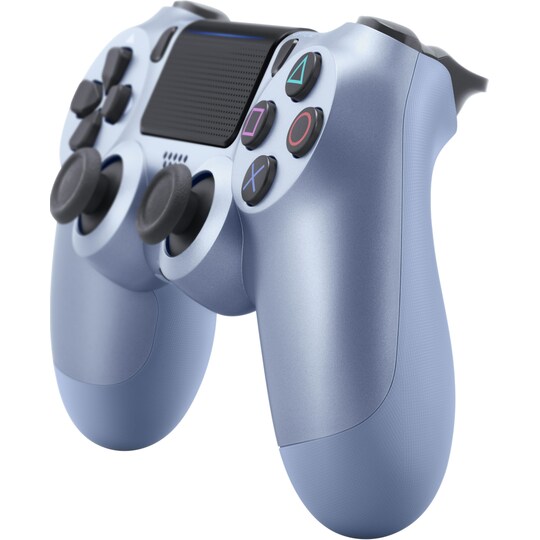 DualShock 4 trådløs kontroller (titanium blue) - Elkjøp