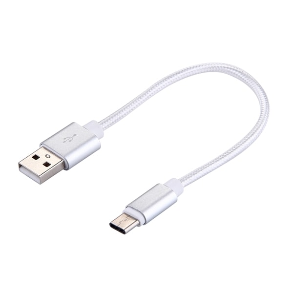 Kort USB-kabel 3.1 Type-C av kraftig nylonstoff - Elkjøp