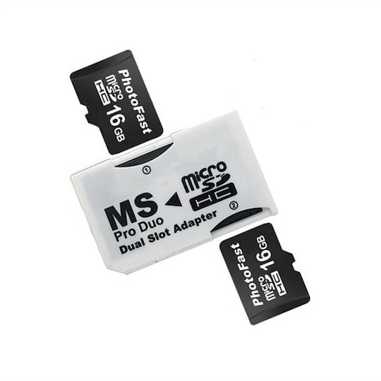 Micro SDHC til MS PRO Duo Adapter 64GB - Elkjøp