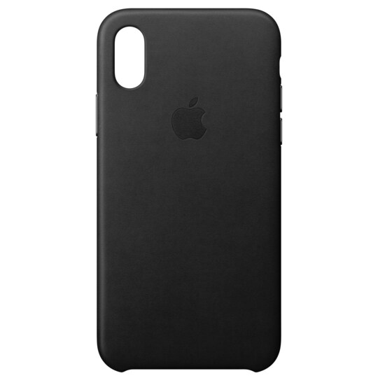iPhone X lærdeksel (sort) - Elkjøp