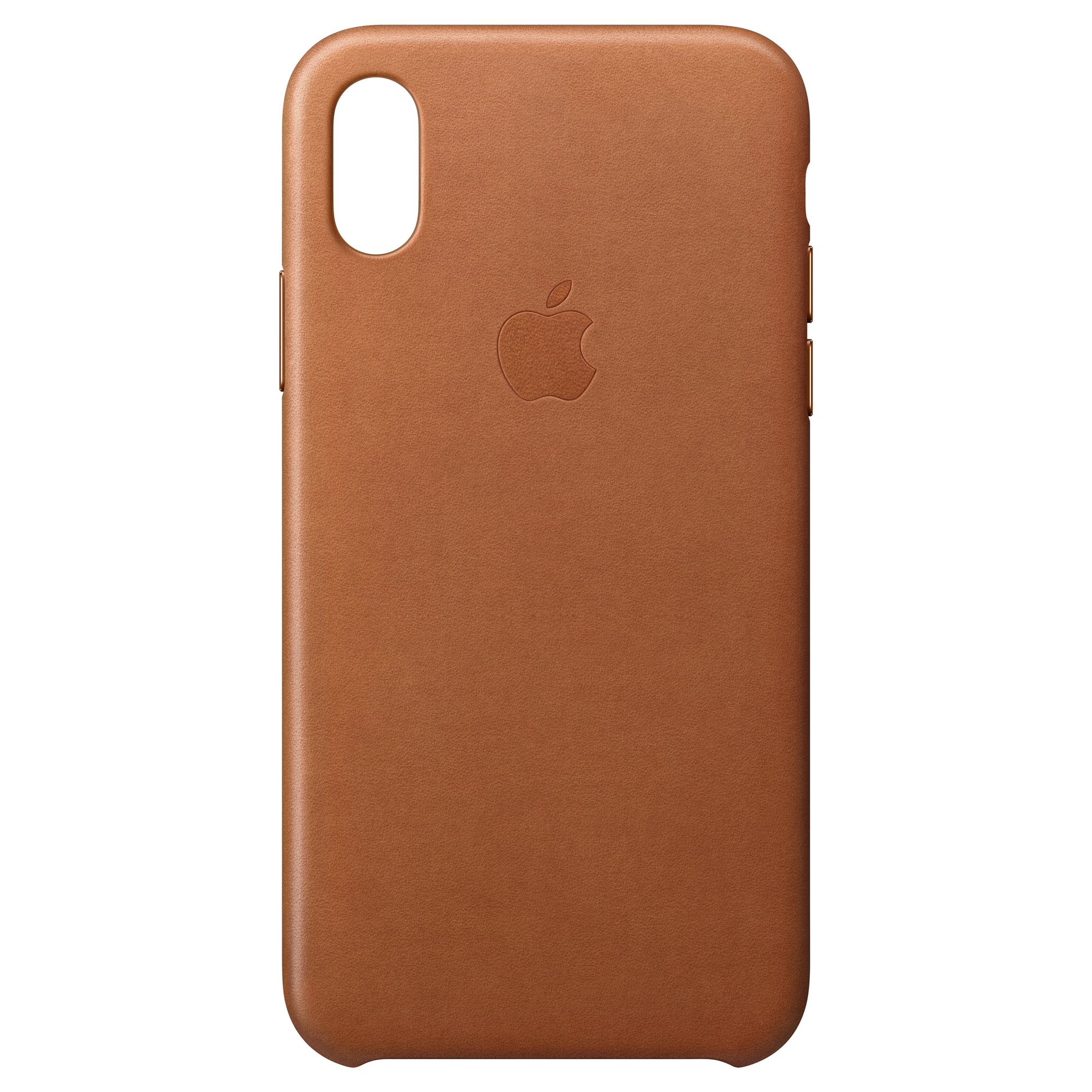 iPhone X lærdeksel (brun) - Elkjøp