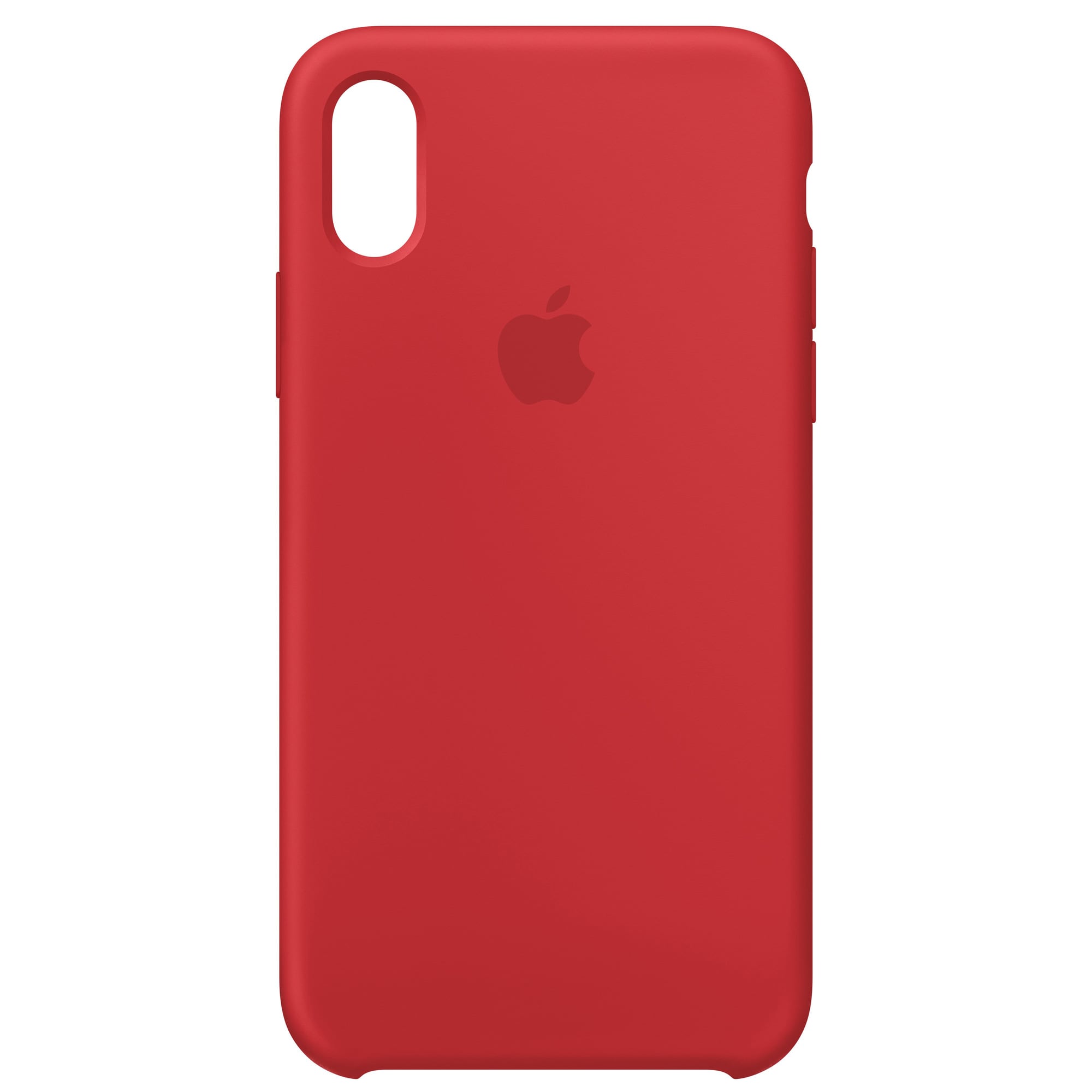iPhone X silikondeksel (rød) - Elkjøp