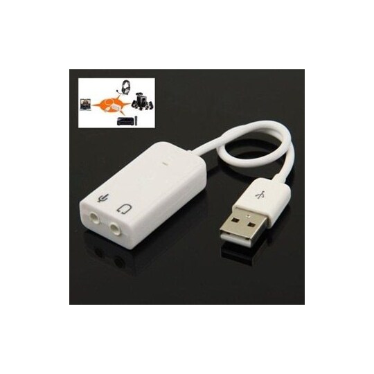 USB lydadapter 7.1 - Elkjøp