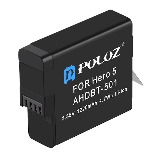 PULUZ Batteri GoPro HERO7 / 6 /5 AHDBT-501 - Elkjøp