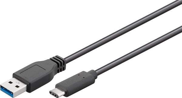 Goobay USB A 3.0 til USB-C Kabel 0,5 Meter - Elkjøp