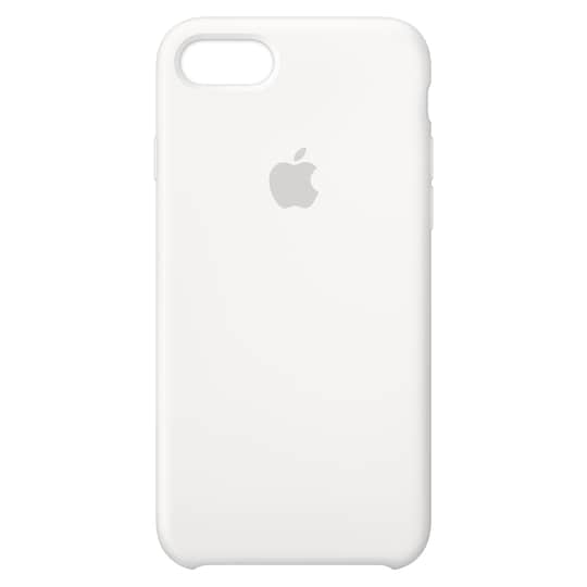 iPhone 8/SE silikondeksel (hvit) - Elkjøp