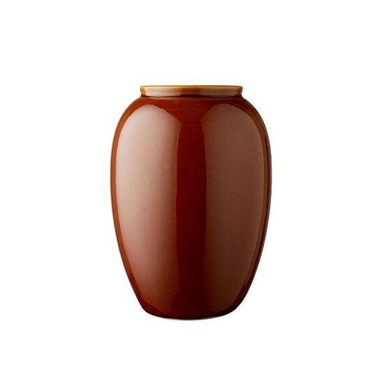 Bitz vase 25 cm amber - Elkjøp