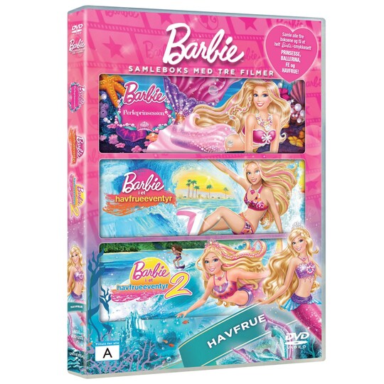 Barbie samleboks: Havfruer (DVD) - Elkjøp