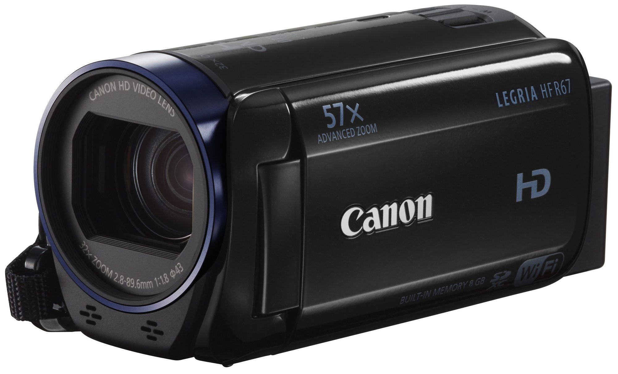 Canon Legria HF R67 videokamera (sort) - Elkjøp