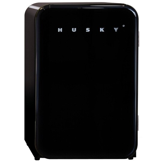 Husky Retro 130 kjøleskap (sort) - Elkjøp