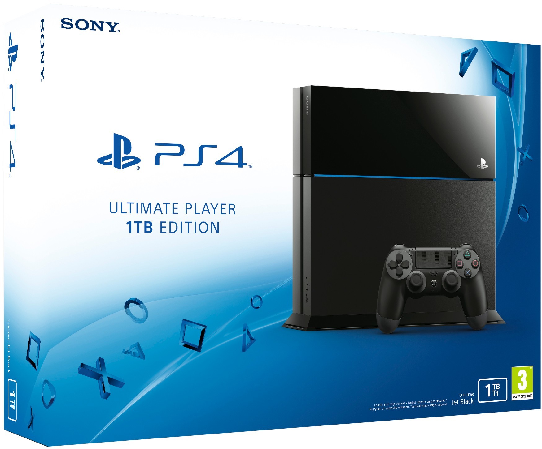 PlayStation 4 konsoll 1 TB (sort) - Elkjøp