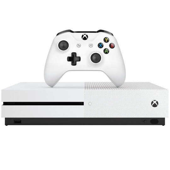 Xbox One S 500 GB (hvit) - Elkjøp