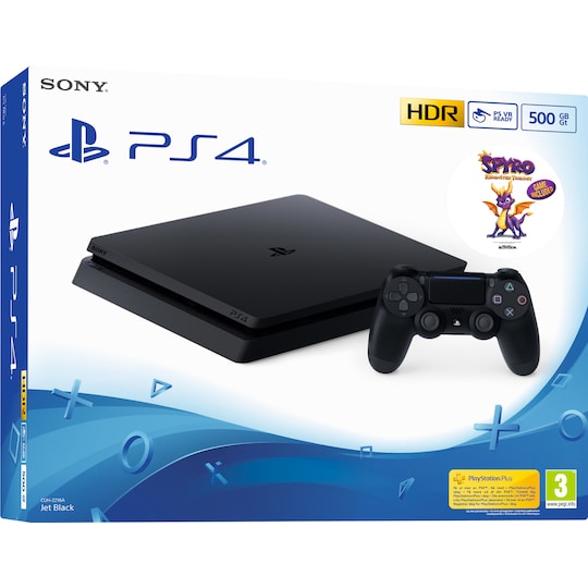 PlayStation 4 Slim 500 GB med Spyro Reignited Trilogy - Elkjøp