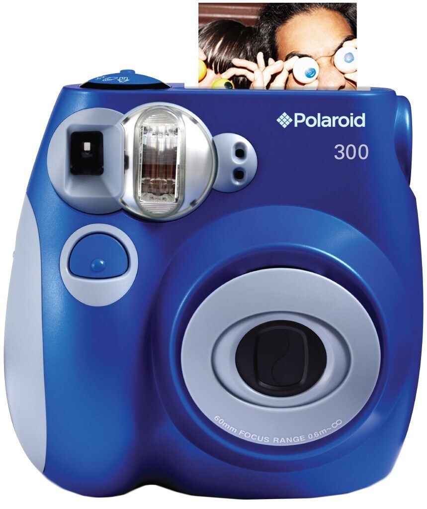 Polaroid Instant analogt kamera Pic-300 (blå) - Elkjøp
