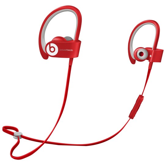 Beats Powerbeats 2 trådløse hodetelefoner (rød) - Elkjøp