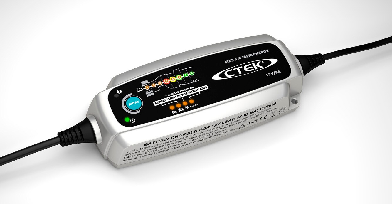 Ctek Lader MXS 5,0 Test og lad EU - Elkjøp