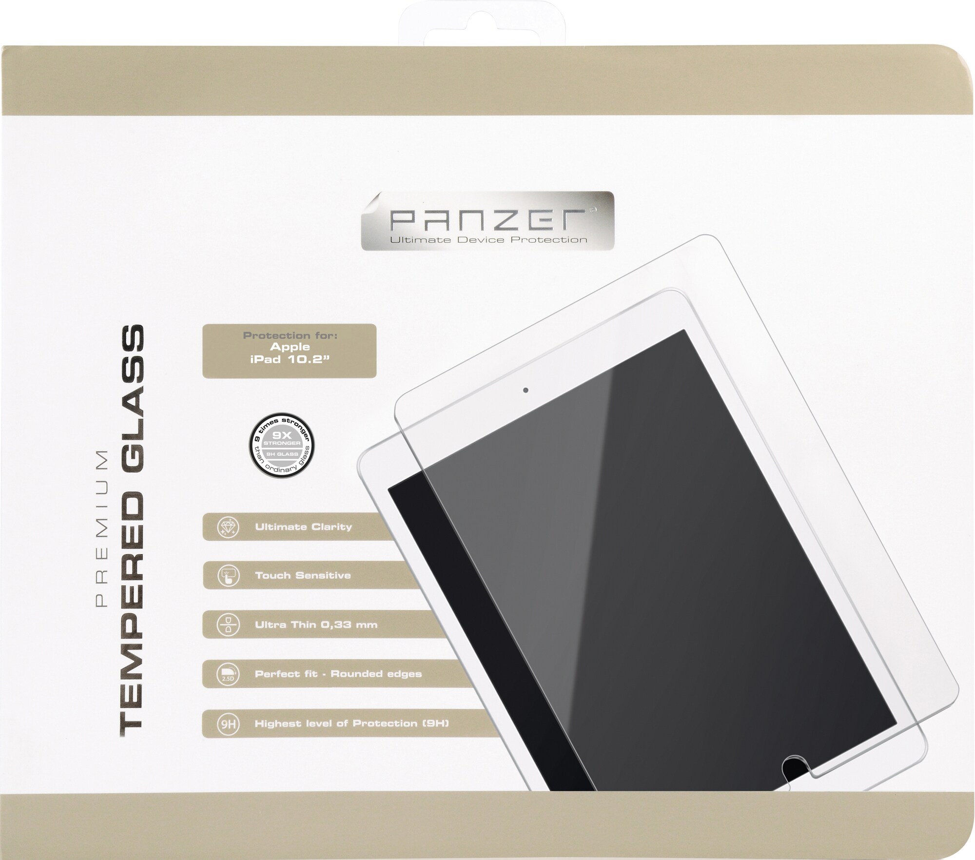 Panzer skjermbeskytter i herdet glass til iPad 2019 10,2"/iPad 2020 -  Skjermbeskyttere - Elkjøp