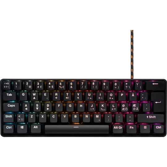 ADX kompakt RGB mekanisk gamingtastatur - Elkjøp
