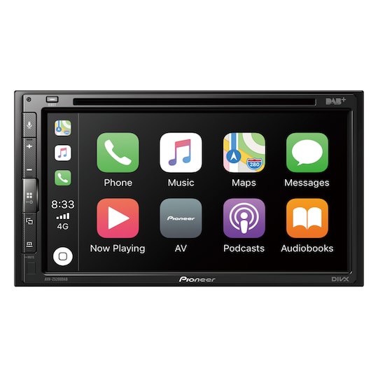 Pioneer AVH-Z5200DAB multimediaavspiller med Apple CarPlay, Android Auto -  Elkjøp