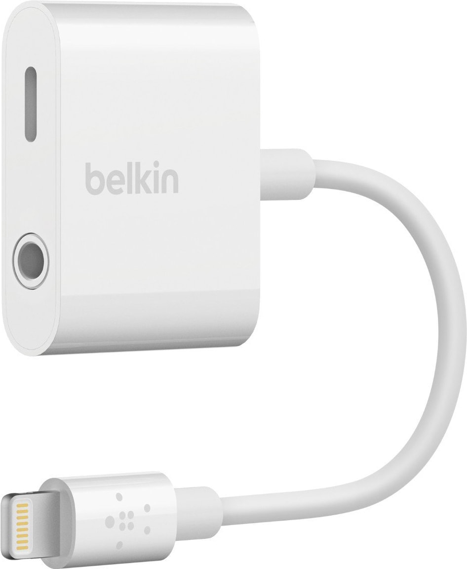 Belkin 3.5mm Audio + Lader Rockstar adapter - Andre kabler og adaptere til  mobil - Elkjøp