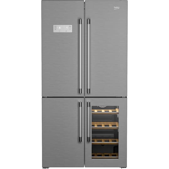 Beko side-by-side kjøleskap med fryser GN1416220CX (182 cm) - Elkjøp