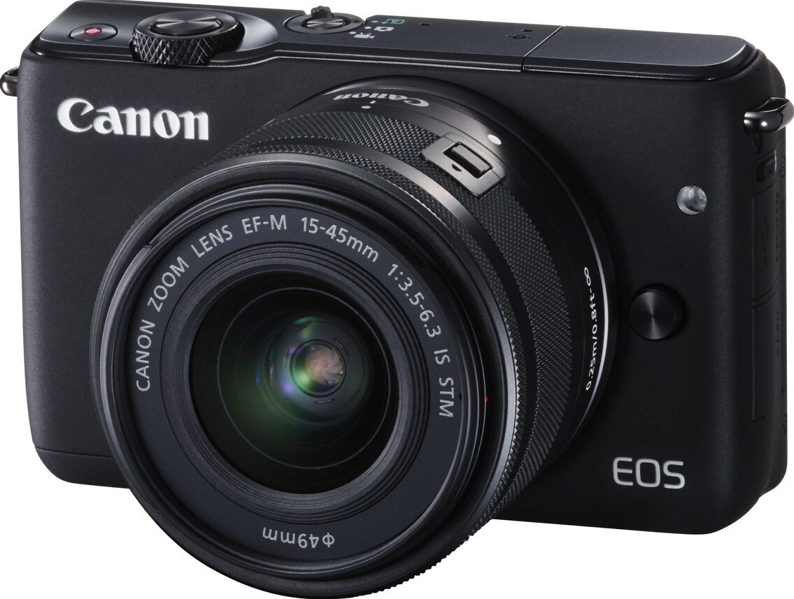 Canon EOS M10 SLT kamera + 15-45 mm objektiv (sort) - Systemkamera - Elkjøp