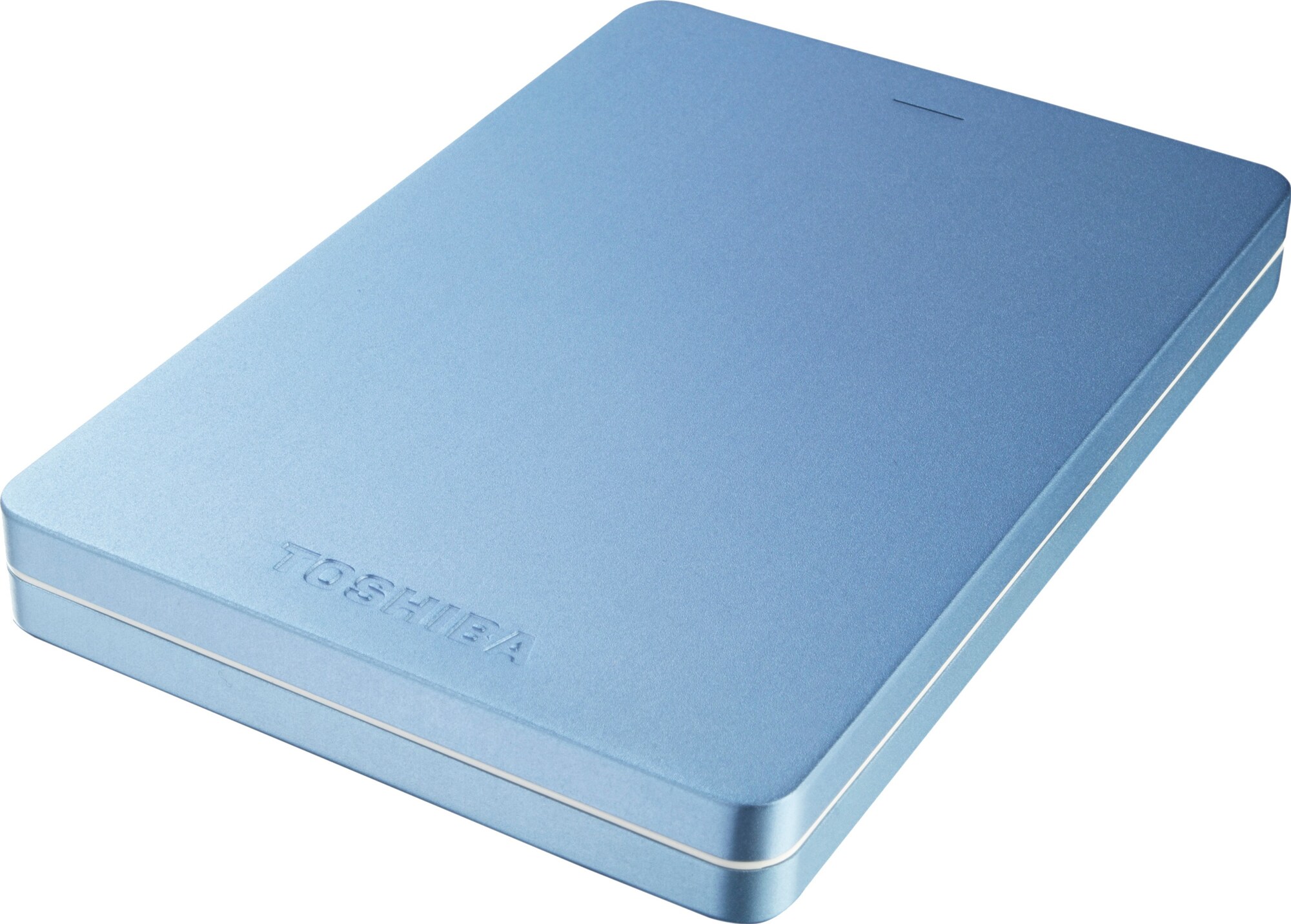 Toshiba Canvio Alu 2 TB ekstern harddisk (blå) - Elkjøp