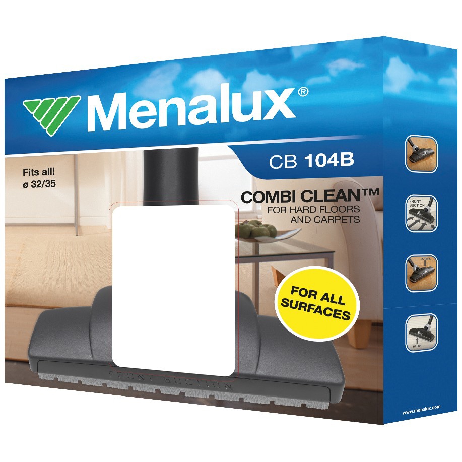Menalux Combi Clean munnstykke CB104B - Munnstykker til støvsuger og annet  tilbehør - Elkjøp