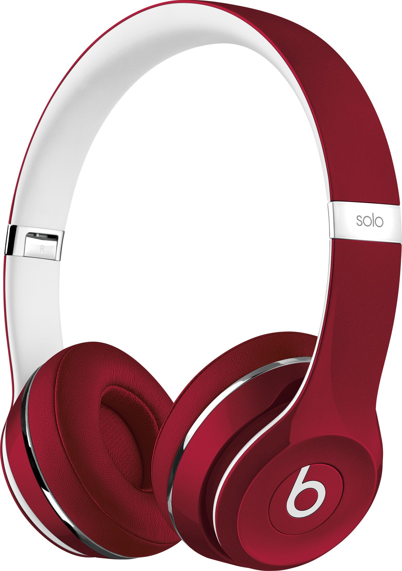 Beats Solo2 Luxe on-ear hodetelefoner (rød) - Elkjøp