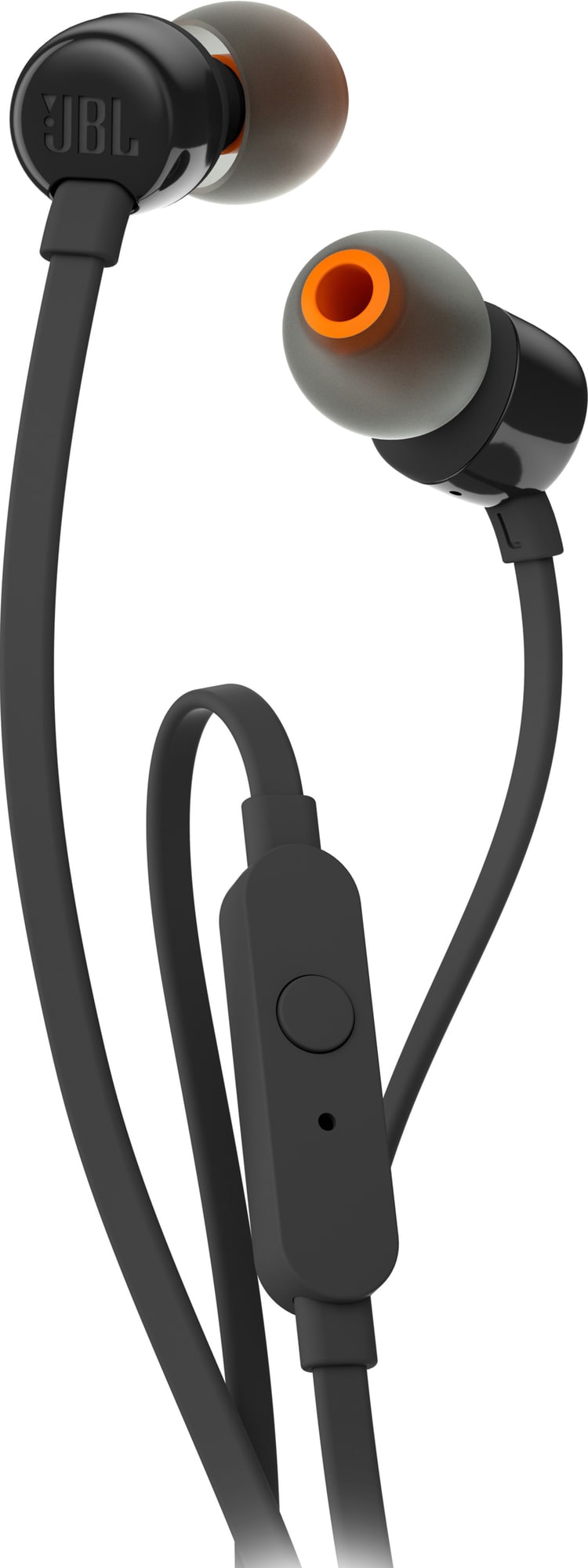 JBL in-ear hodetelefoner T110 (sort) - Hodetelefoner - Elkjøp