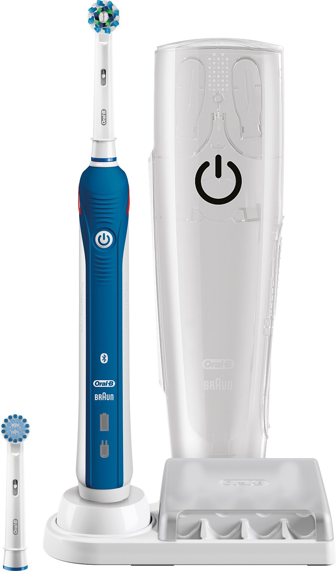 Oral-B SmartSeries 4500 elektrisk tannbørste (blå) - Elektriske tannbørster  - Elkjøp