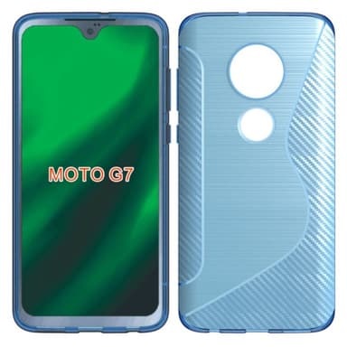 S Line silikondeksel Motorola Moto G7 (XT1962)  - lilla